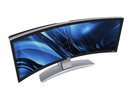 NEC curved monitor