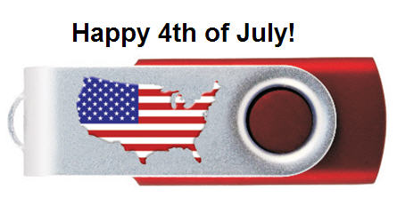 USB flag, flash drive with flag
