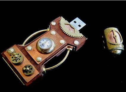 USB steampunk flash drive