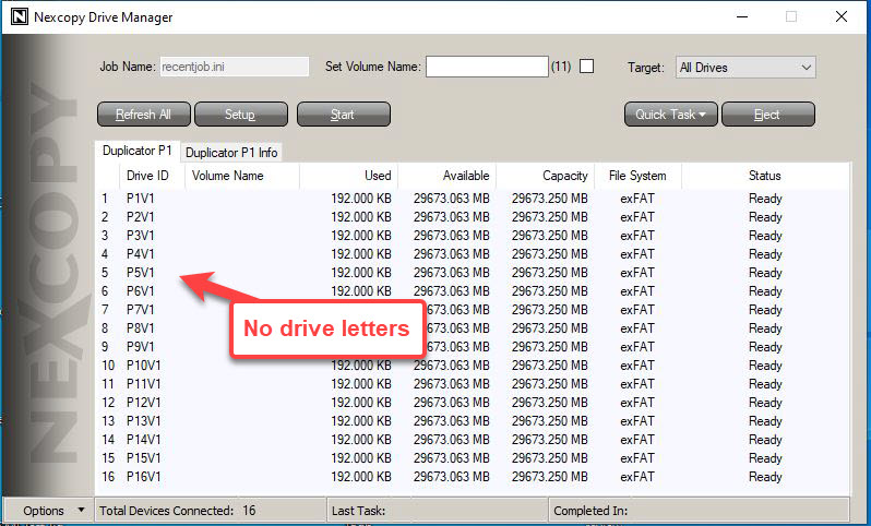 drive manager-software van nexcopy