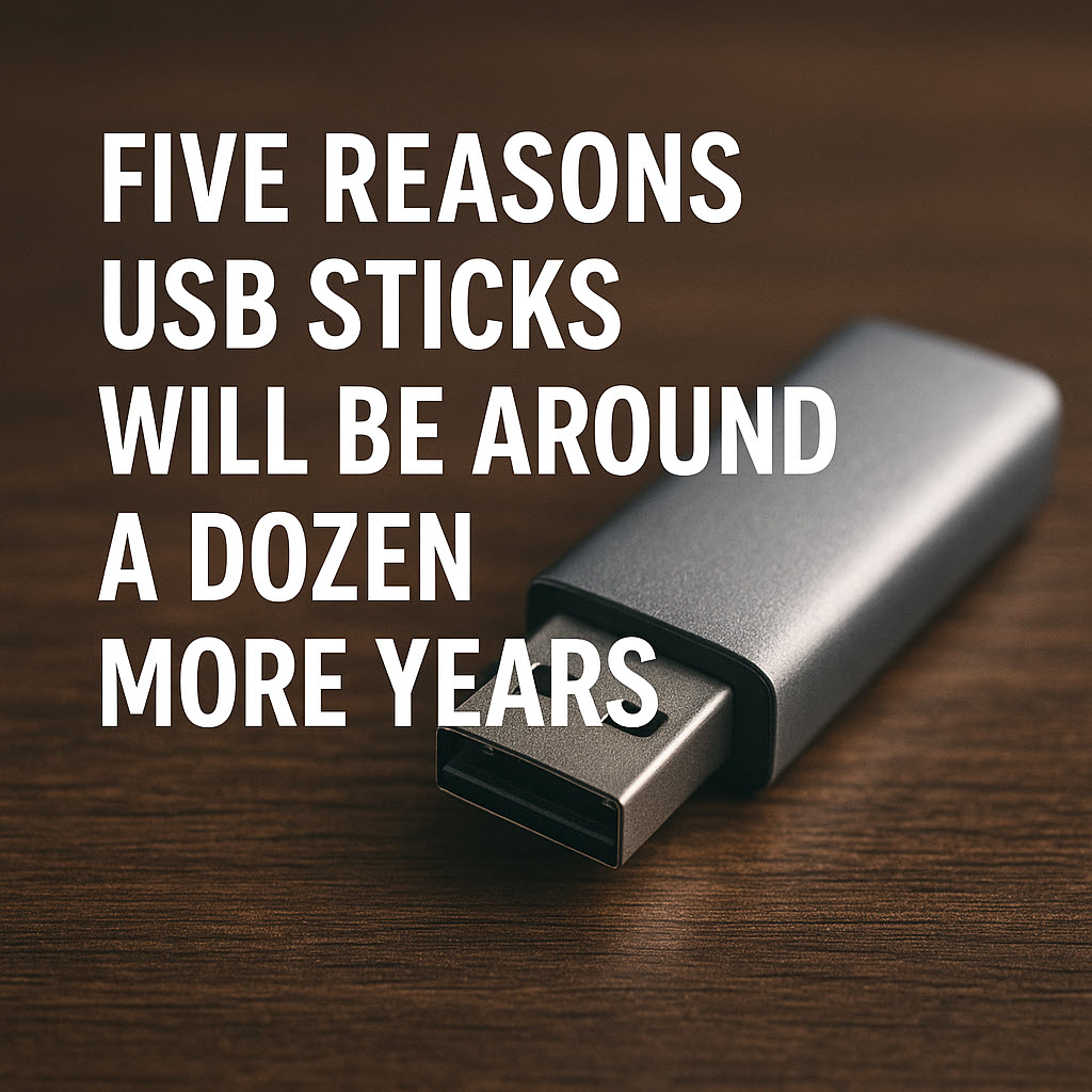 five reasons USB sticks will be around for a long time