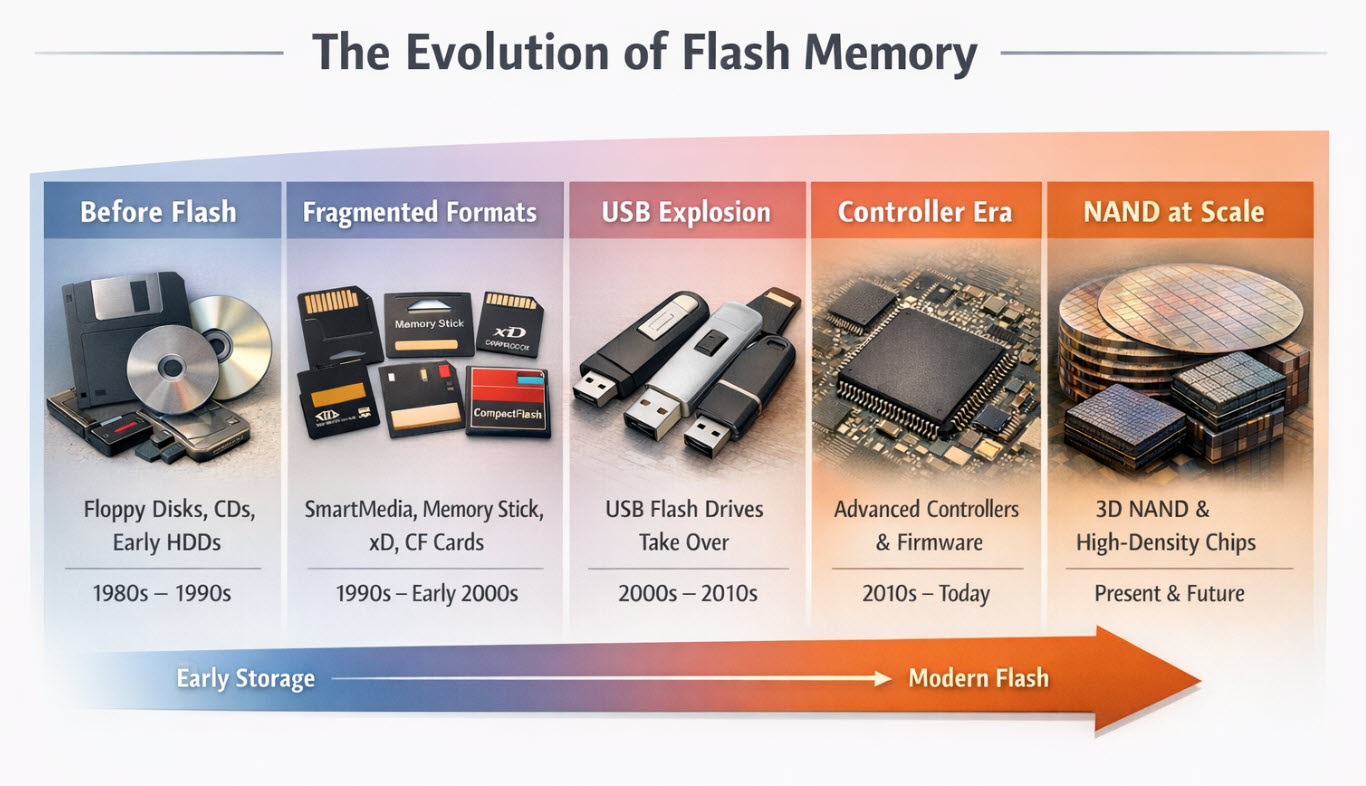 Flash Memory Stores Everything – Except Its Own History