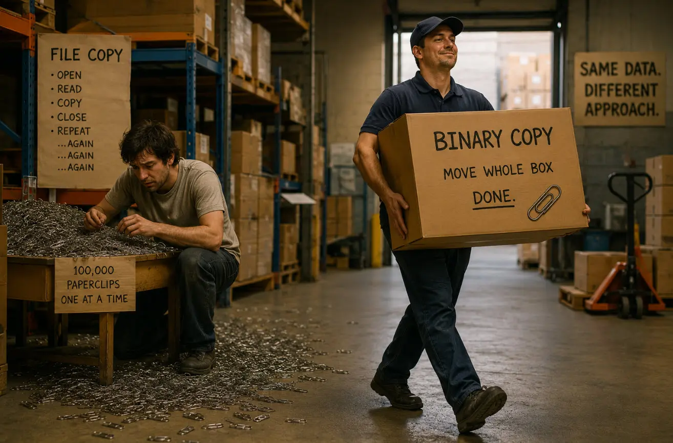 Why Duplication Hardware Behaves Differently Than a File Copy Drag-n-Drop
